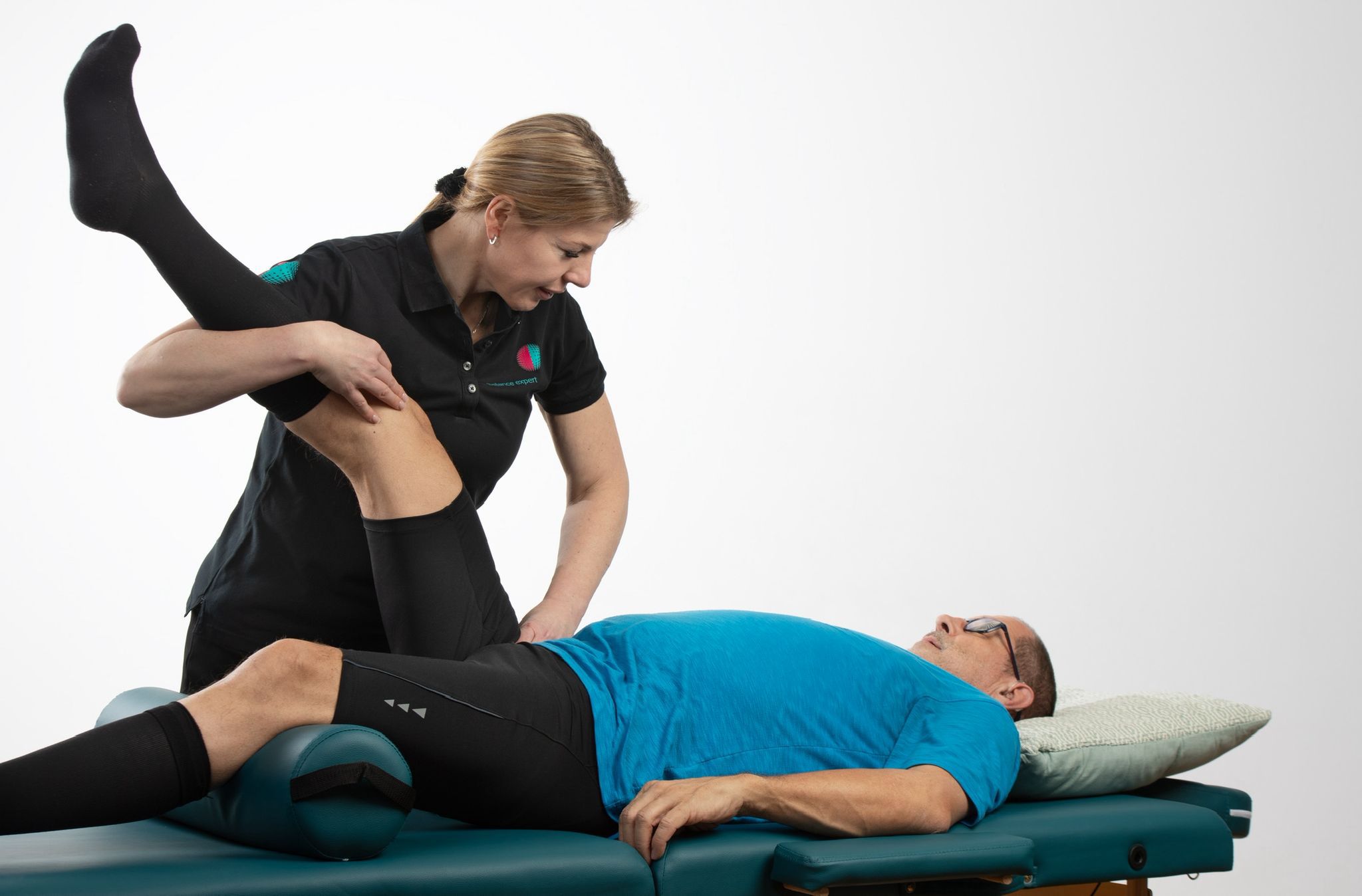 Katrin Seidler bei der Therapie