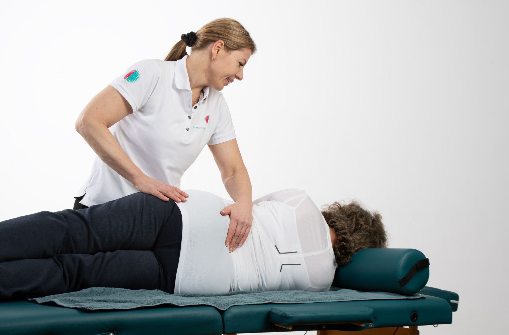 Katrin Seidler beim R&uuml;ckentraining